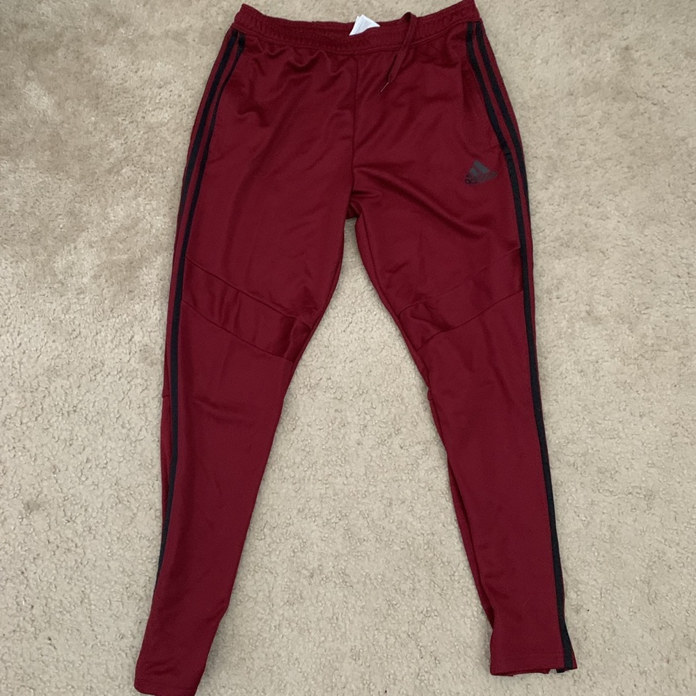 Red Adidas Soccer pants